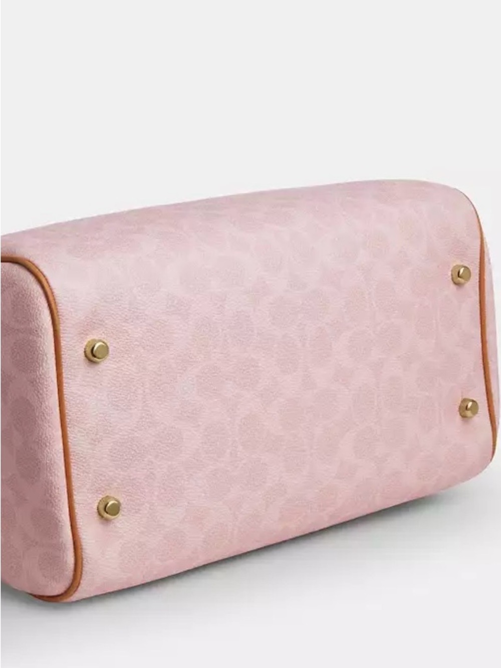 🌸New Coach Large Powder Pink Rowan w/Charms - Picture 7 of 7
